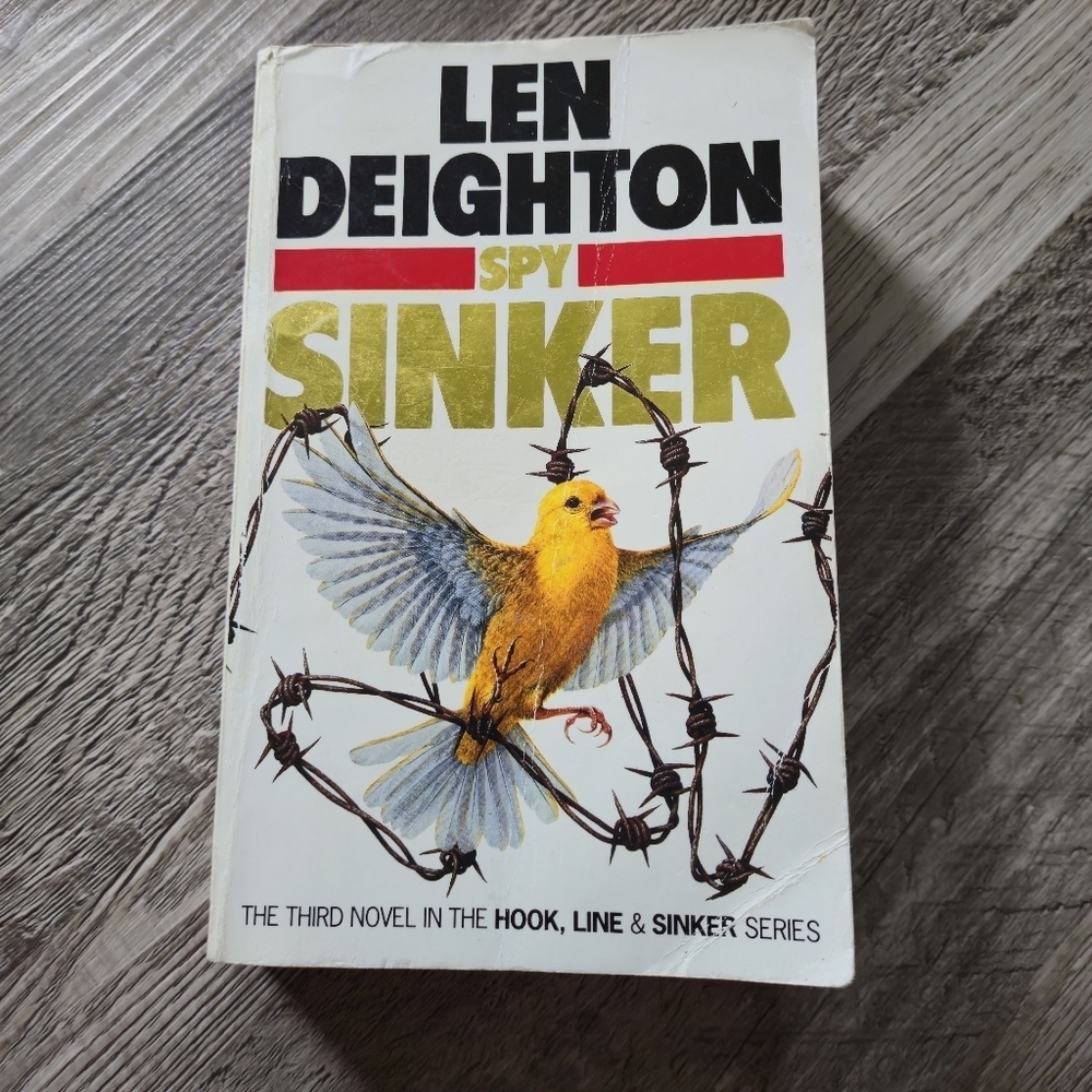 Len Deighton Spy Sinker 1991 Special Overseas Edition Grafton Paperback